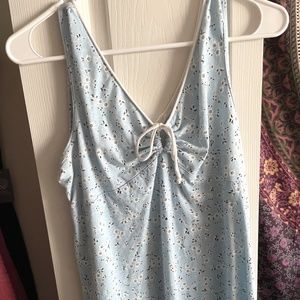 flower print tank top